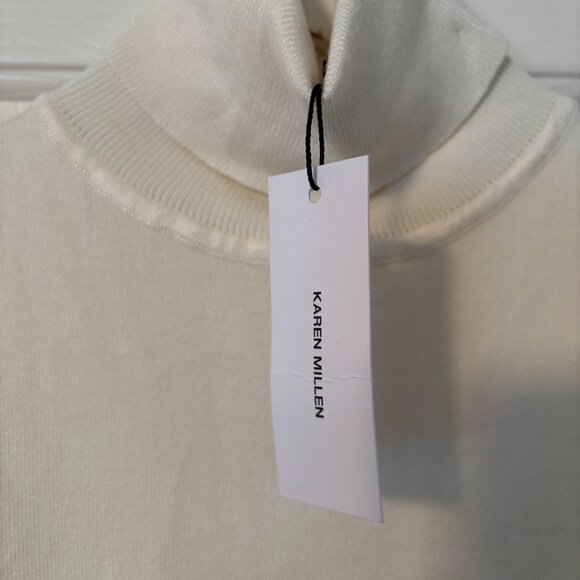 New with tags cream sleeveless turtleneck - Picture 4 of 4
